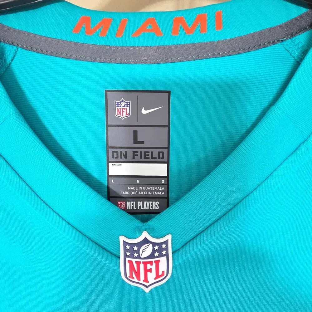 Nike Miami Dolphins Mike Gesicki #88 Game Jersey Aqua NFL On Field Size L